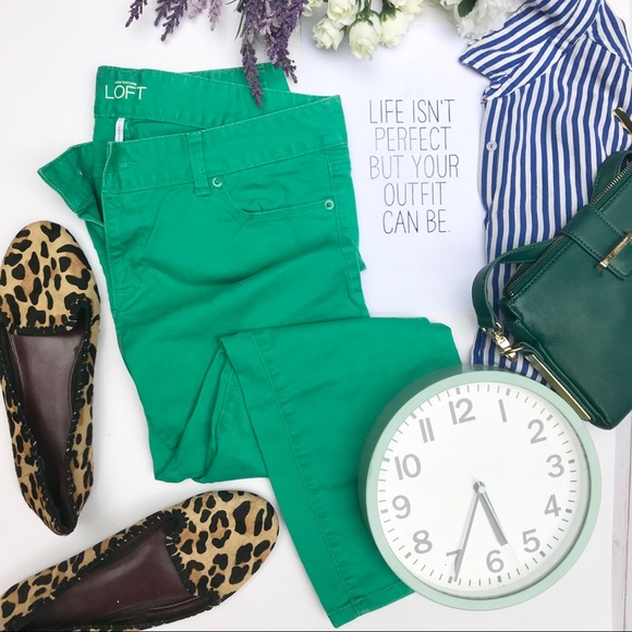 LOFT Denim - LOFT green jeans